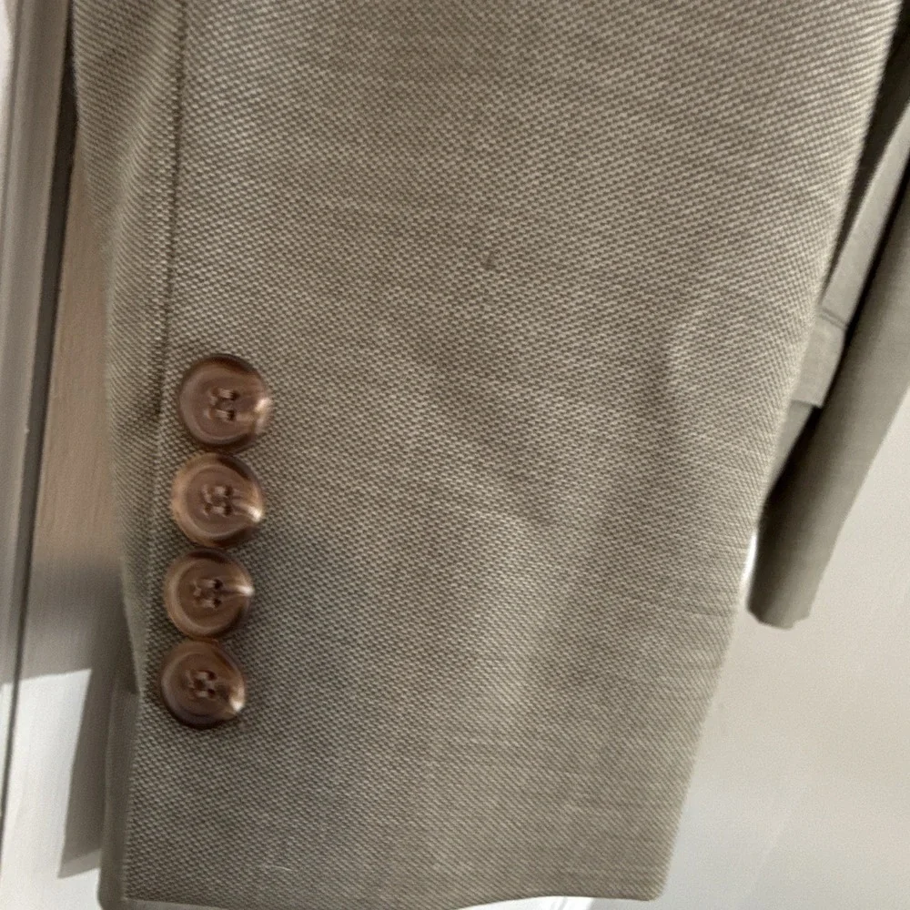LAUREN Ralph Lauren Men's Tan Solid Trim Fit 2-Button Notch Blazer Jacket XL